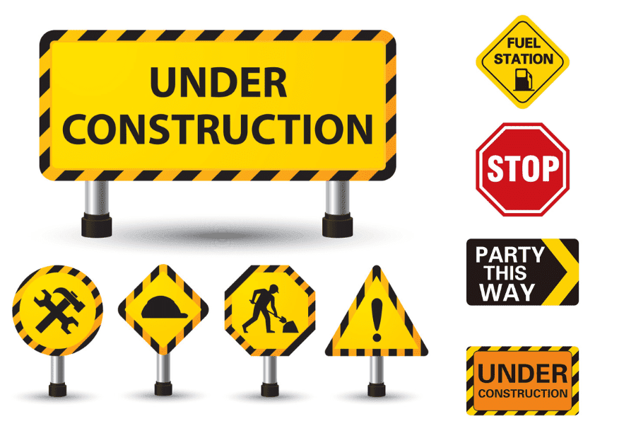 Construction Site Signboard