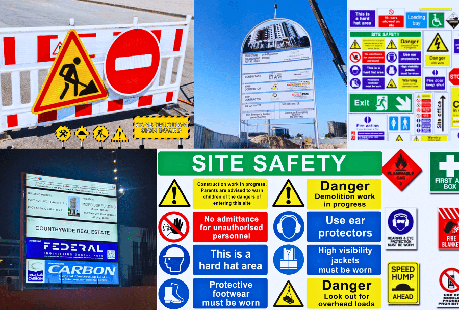 Construction Site Signboard